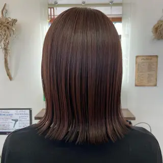 ミディアム カラー インナーカラー指名 No.1菊池柊真のヘアスタイル