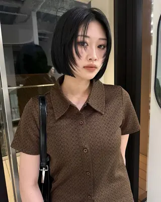 ショート morita yunaのヘアスタイル