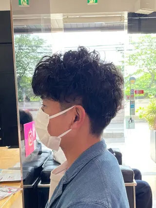 ショート パーマ メンズ ⚜️志村 哲也⚜️のヘアスタイル