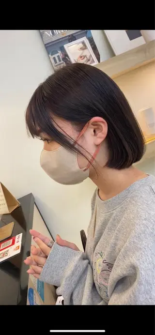 ショート コテ巻き風パーマ✨ かつみのヘアスタイル