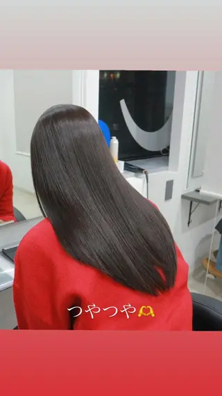 ロング カットモデル/ 透明感ヘア/成瀬裕介のヘアスタイル