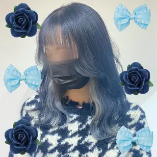 ミディアム カラー 韓国ヘア特化 💟 ララア 💟のヘアスタイル