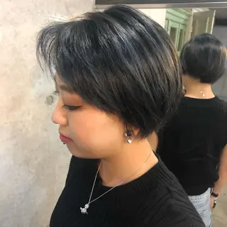 ショート メンズ特化美容師 ハスイルイのヘアスタイル