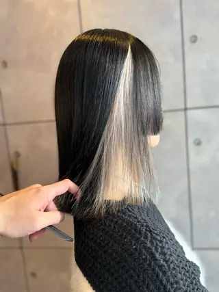 ミディアム カラー Lani5710所属・🎀ハイトーン・艶 カラー HANA🎀のヘアスタイル