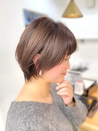 ショート カラー 平田 健一のヘアスタイル