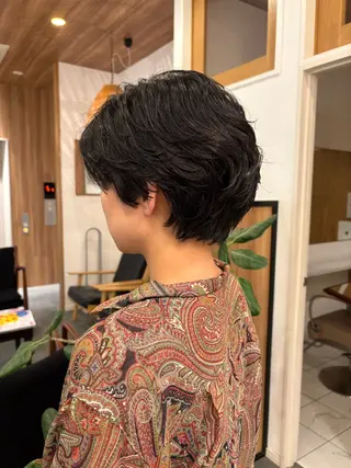 ショート パーマ BEAUTRIUM 穂乃香のヘアスタイル