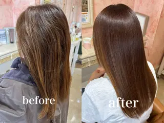 ミディアム 髪質改善/艶髪/ 稲葉史泰のヘアスタイル