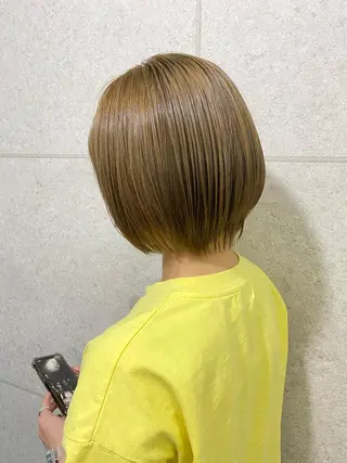 ショート カラー Day&Night 粋所属・【天神／大名】 Honoka．のヘアスタイル