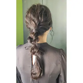 セミロング ヘアアレンジ 髪質改善サロン🍃 AIRI のヘアスタイル