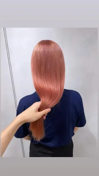 ロング カラー 🔷ダブルカラーハイ トーン🔷櫻井走のヘアスタイル