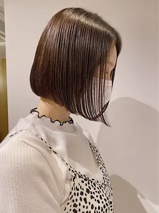 ショート カラー ノグチ ユウキ/ボブのヘアスタイル