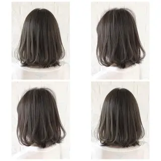 ミディアム カラー KIZU 髪質改善 オカルト怪談のヘアスタイル