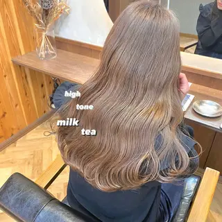 ロング カラー パーマ ヘアアレンジ メンズ キッズ ネイル マツエク・マツパ EMANON梅田店所属・前川 朋香のヘアスタイル