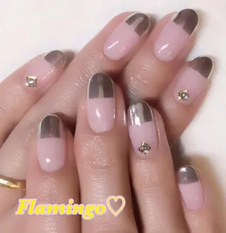 ネイル 40代からの爪を守る ×ケア重視サロン♡のネイルデザイン