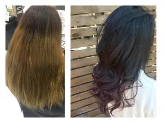 ロング カラー boutique misakiのヘアスタイル