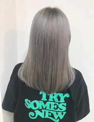 セミロング カラー est hair &beautyのヘアスタイル