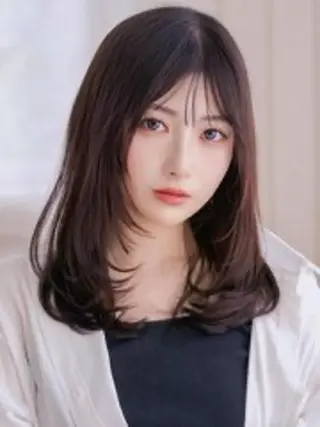 ミディアム カラー 前澤 晋之介のヘアスタイル