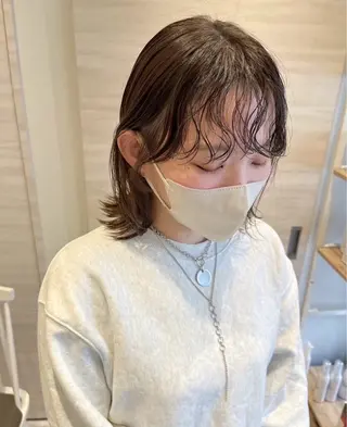 ショート パーマ 中田 陽菜のヘアスタイル