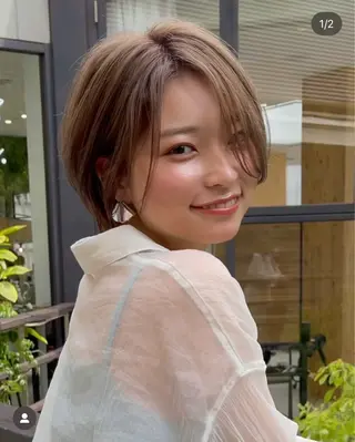 ショート 大人ショート/大阪 /豊中/すがいゆうのヘアスタイル