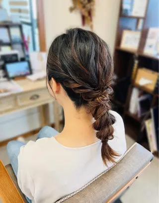 ヘアアレンジ hair works raptureのヘアスタイル