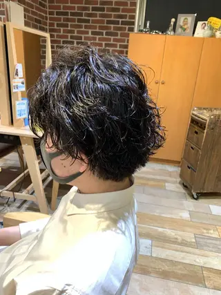 パーマ メンズ メンズパーマ&メンズ 縮毛矯正ならヒラノのヘアスタイル