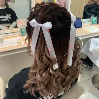 ロング ヘアアレンジ 宮永 璃沙のヘアスタイル