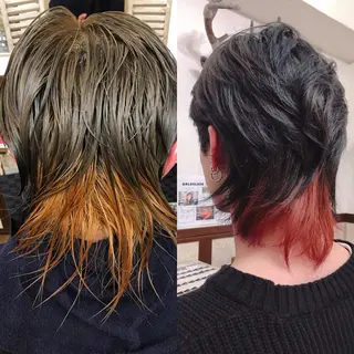 ショート カラー メンズ GOLD BLACK所属・究極の艶髪! 艶神!大矢祥央のヘアスタイル