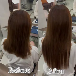 ロング カラー ヘアアレンジ シールエクステ🎀 羽エクステ🌙しぇるのヘアスタイル