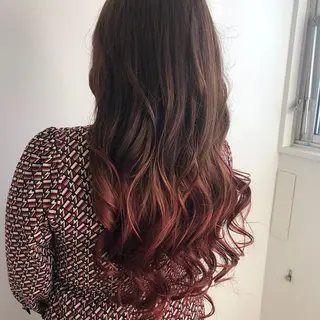 ロング カラー 波巻き/メンズ/ ショート/☆いとみなのヘアスタイル