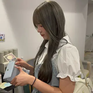 ロング カラー ブリーチ無しダブル カラー / LINAのヘアスタイル