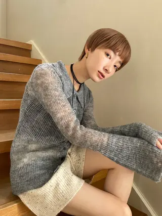 ショート カラー 髪質改善カラー🪡✨ レイヤー/ rinaのヘアスタイル