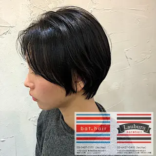 ショート カラー パーマ ヘアアレンジ メンズ キッズ バトヘアー渋谷 officialのヘアスタイル