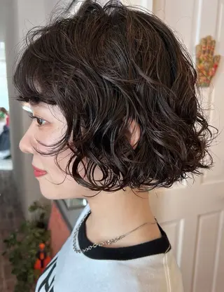 ショート パーマ ユウナ/ パーマ🐰のヘアスタイル