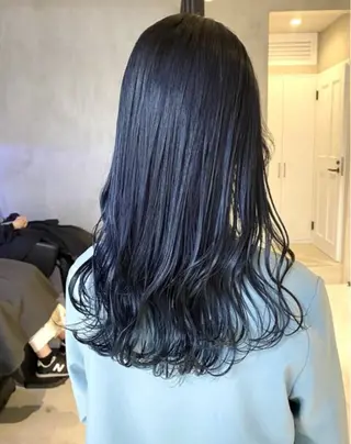 ロング カラー 馬場 斗生のヘアスタイル