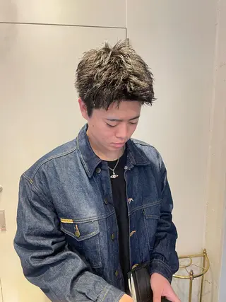 ショート メンズ RIN／韓国ヘア レイヤーカットのヘアスタイル