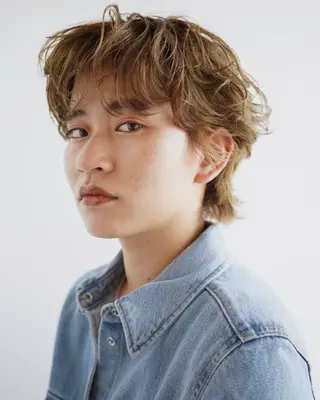 ミディアム カラー パーマ SALOWIN熊本 yuseiのヘアスタイル