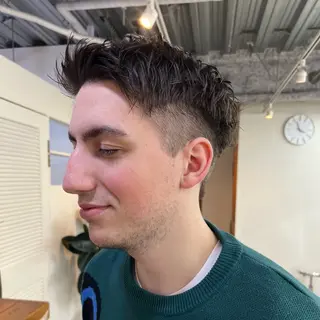 ショート メンズ 大人メンズヘア メンズパーマSHUNのヘアスタイル