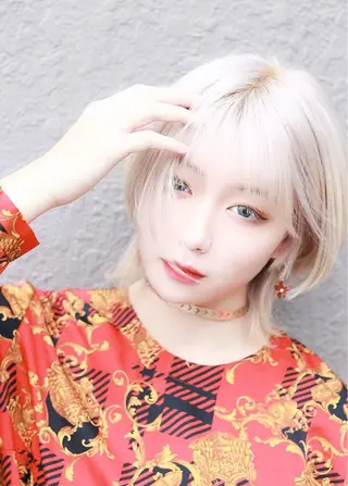 ミディアム 杉若 利彦のヘアスタイル