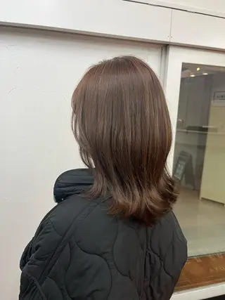 ミディアム カラー 櫻田 真紀のヘアスタイル