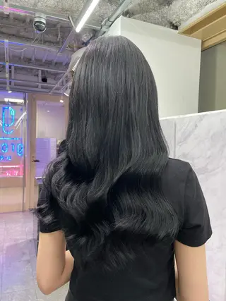 ロング カラー ヘアアレンジ 🎀プルエクステ みまひかる🎀のヘアスタイル