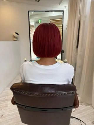 ショート カラー 美髪✨艶髪✨髪質改善 カラー特化❣大石優奈のヘアスタイル