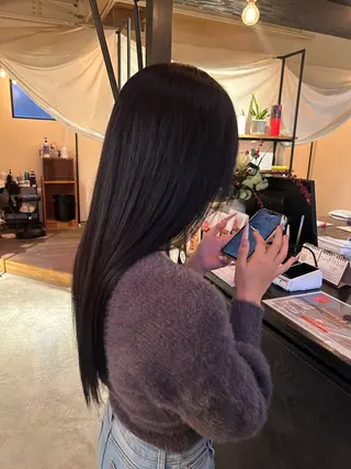 ロング カラー hair lapis上地所属・ラベンダーカラー/ 岡崎/たさき　みゆうのヘアスタイル