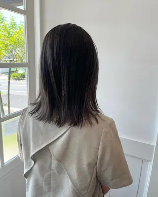 ミディアム 狩野 くるみのヘアスタイル
