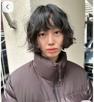 パーマ 松崎 遼大のヘアスタイル