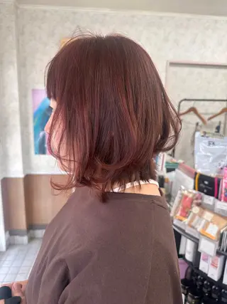 セミロング カラー 髪質改善のプロ✨りな さんのヘアスタイル
