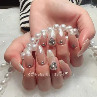 ネイル CC NaNa ワンホンネイル🌙Nのネイルデザイン