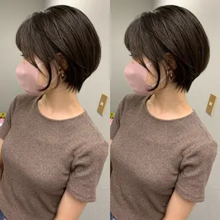 ショート 💗レイヤーショート ボブ艶髪/竜也💗のヘアスタイル