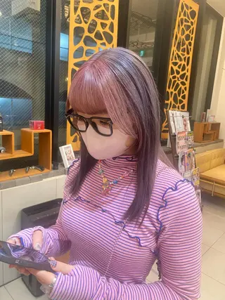 セミロング カラー 艶カラー/耳つぼ/ 渡辺奈緒のその他イメージ