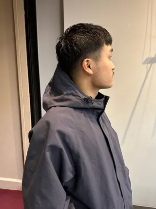メンズ sho メンズカット　パーマのヘアスタイル