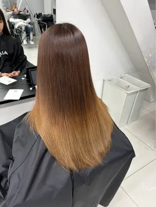 セミロング kayo/カラー モデル募集中✨のヘアスタイル